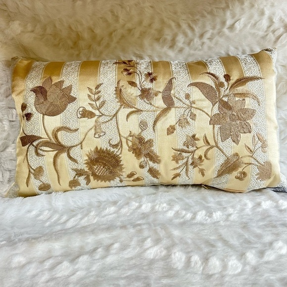 Croscill 19" x 10" Boudoir Decorative Feather Throw Pillow - Picture 1 of 6